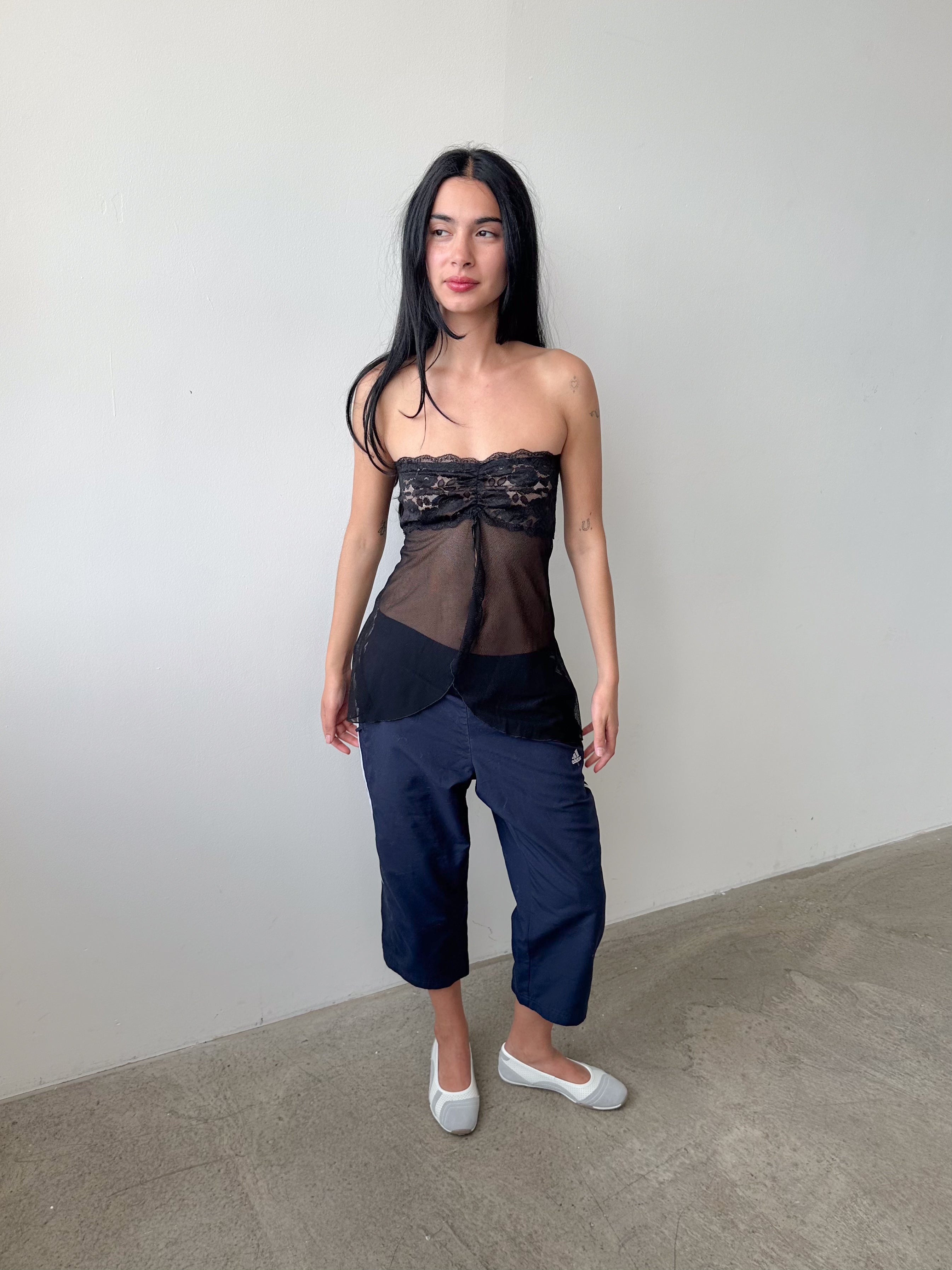 lace tube top / size s