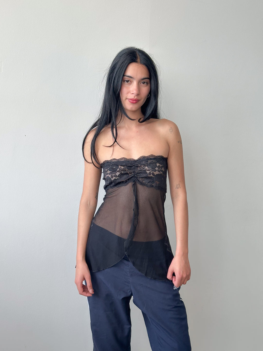 lace tube top / size s