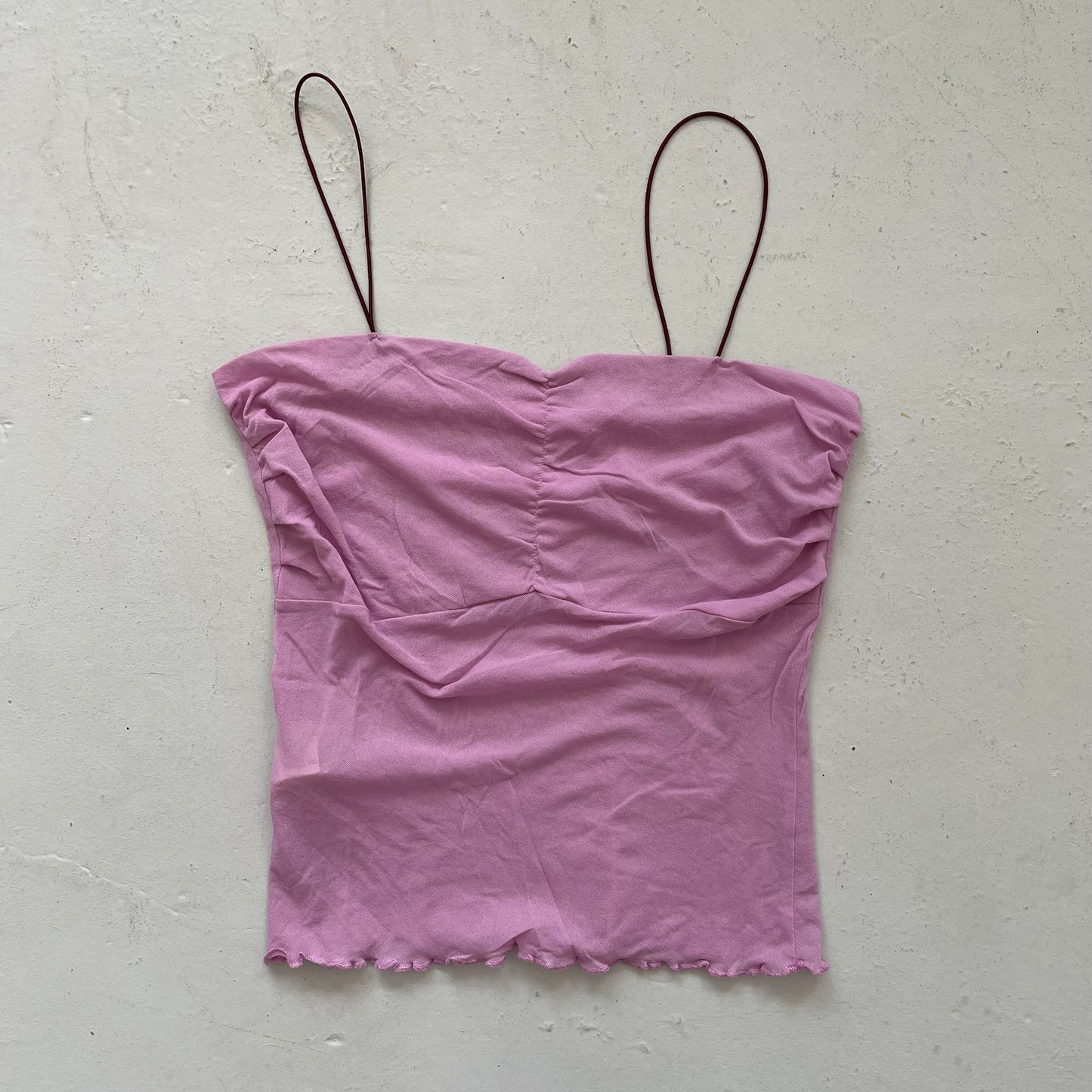 90’s Pink Mesh Cami Top - Size S/M