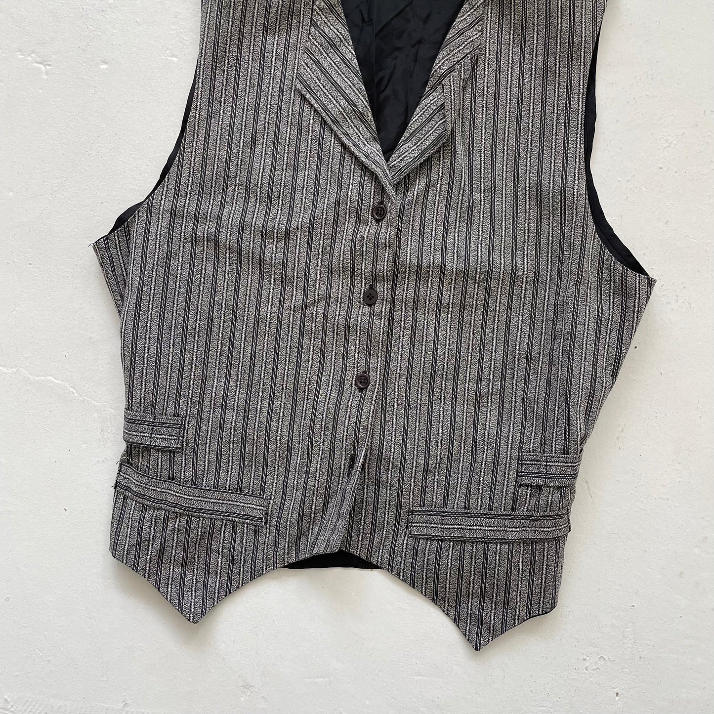 90’s Pinstripe Waistcoat - Size XS/S