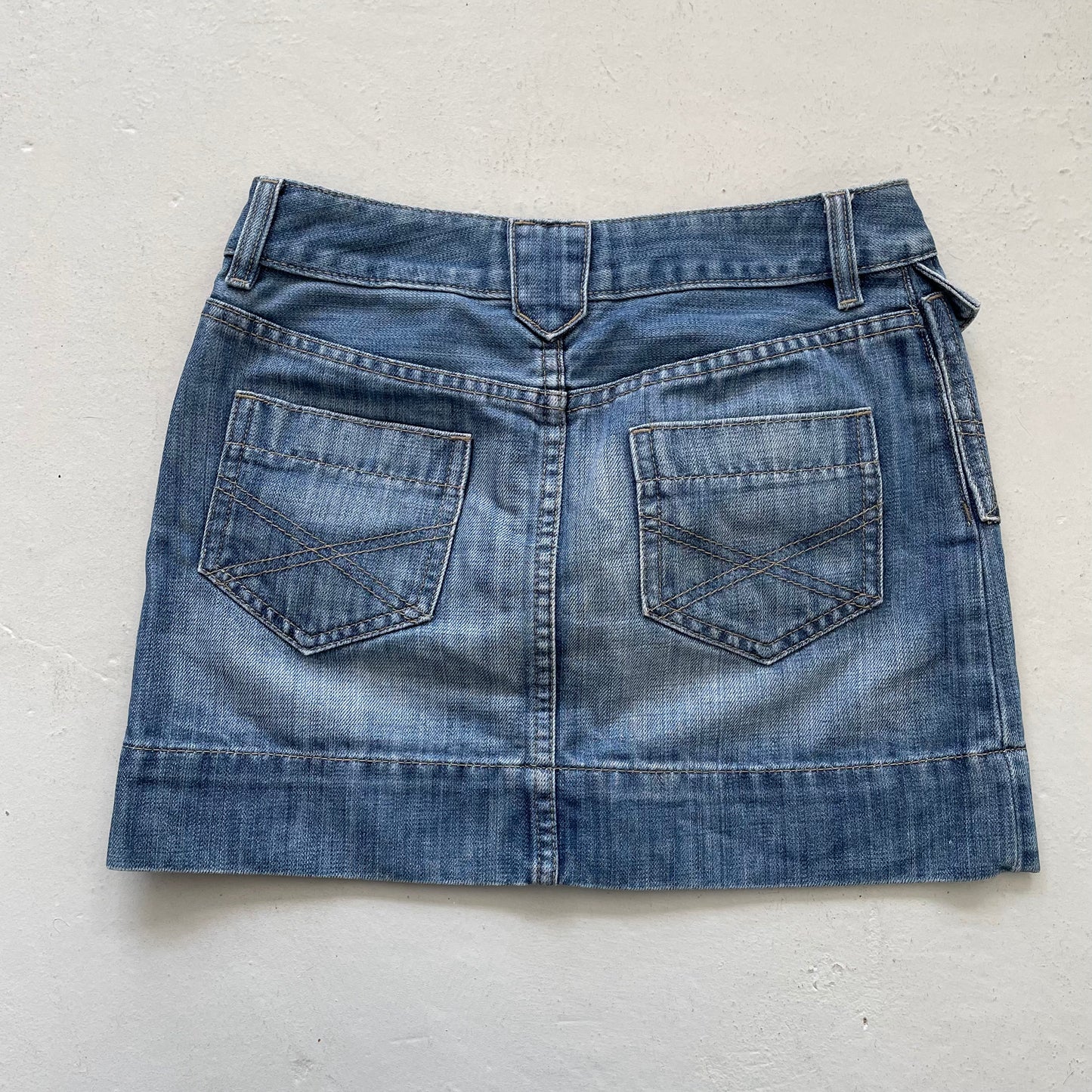 Denim Mini Skirt - Size XS