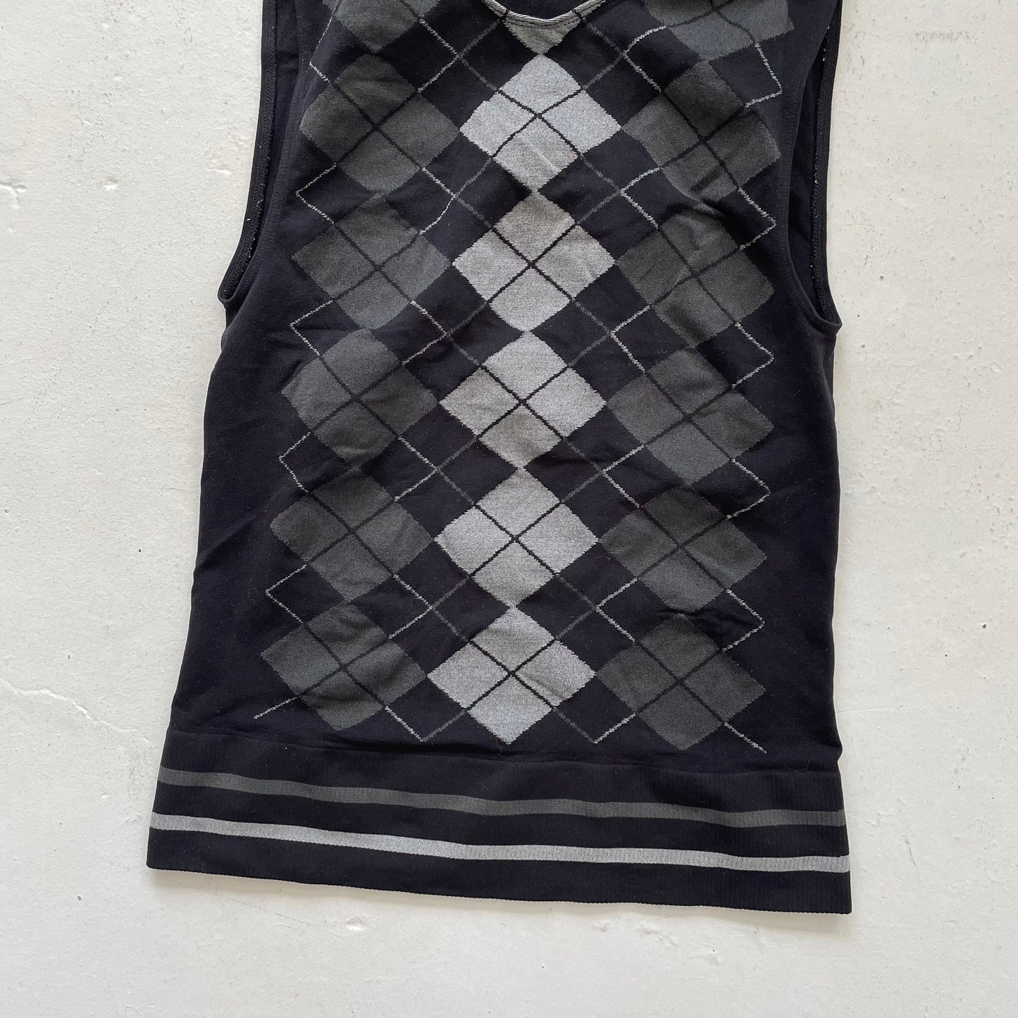 00’s Argyle Tank Top - Size XS/S