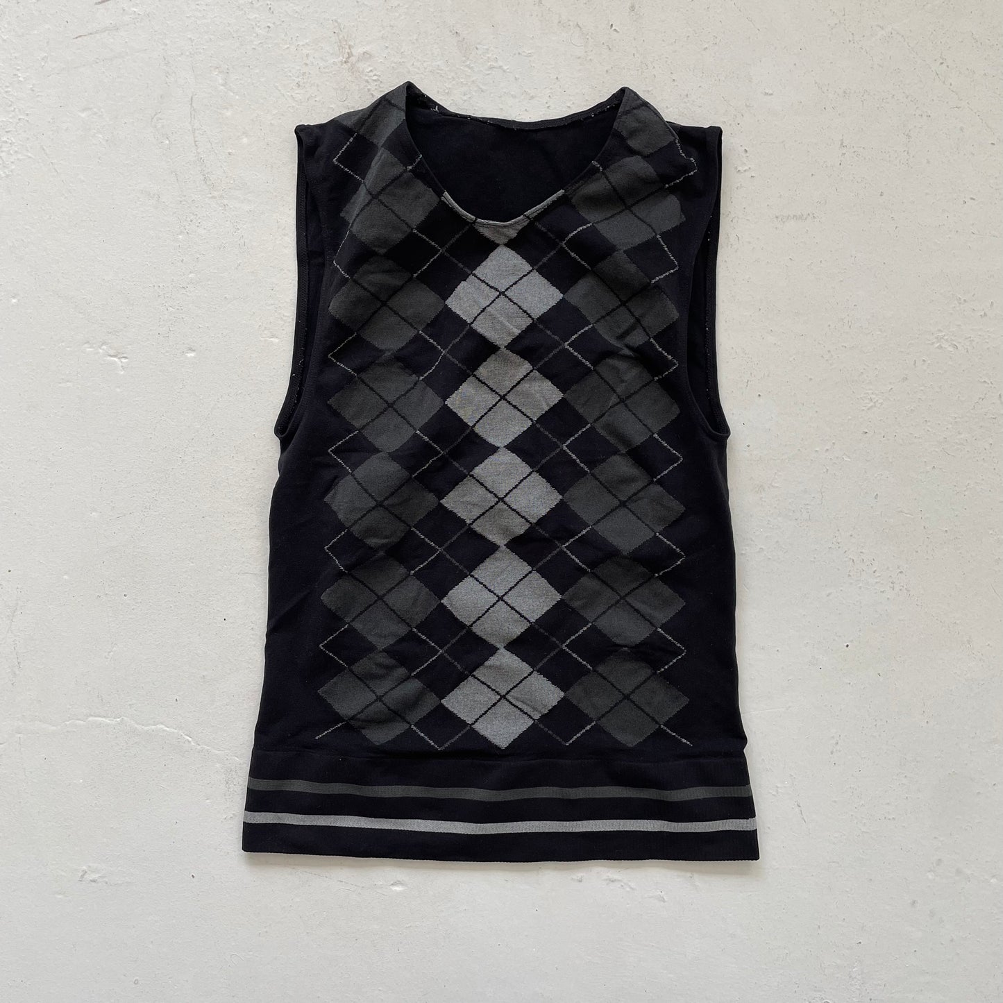 00’s Argyle Tank Top - Size XS/S