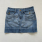 Denim Mini Skirt - Size XS