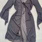 90’s Sheer Mesh Tie Up Long Cardigan - Size S