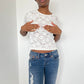 Vintage 00’s Lace Baby Tee - Size M