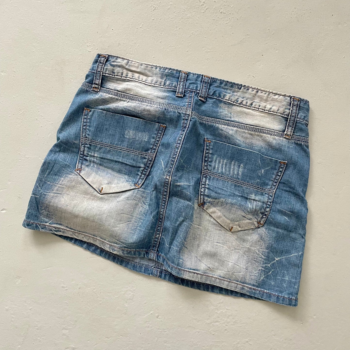 Vintage Y2K Denim Mini Skirt - Size S