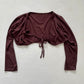 Vintage 00’s Tie Up Bolero Top - Size M